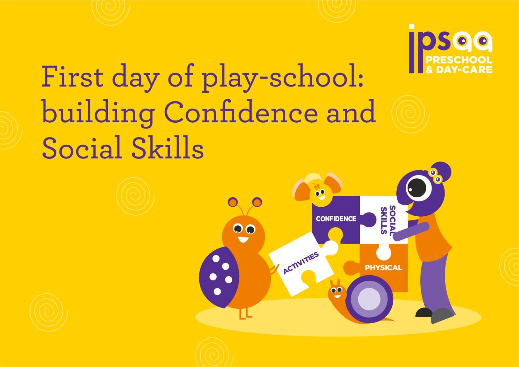 First day of playschool: Building confidence and social skills